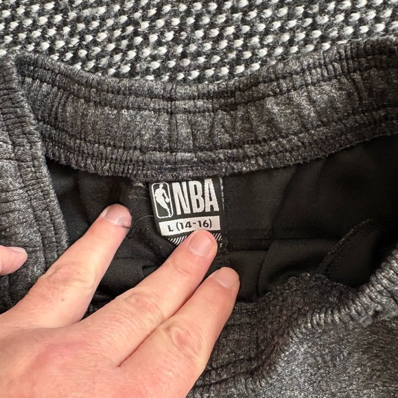 NBA Men's Charcoal Athletic Shorts - Picture 4 of 4